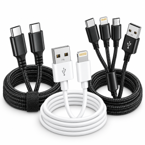 Ladekabler USB-A -> USB-C