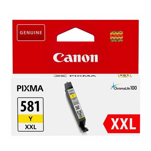Canon Bl�kpatron CLI-581Y XXL Gul