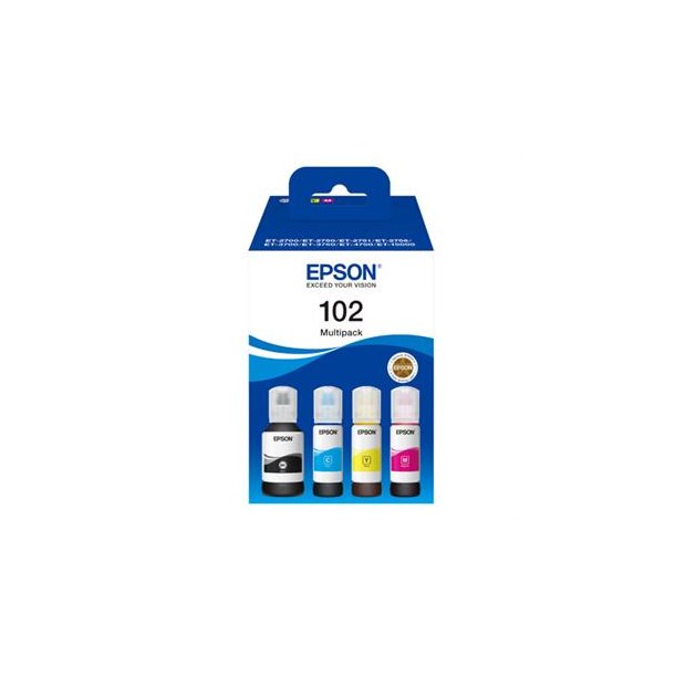 Epson Bl�kpatron 102 Multipak