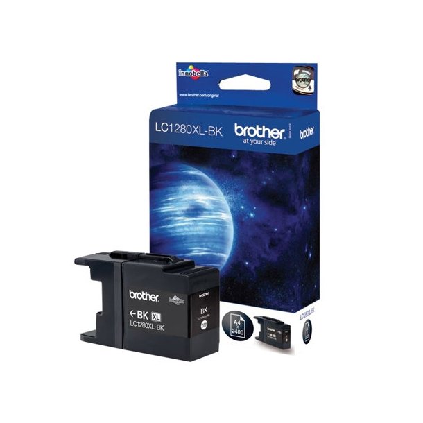Brother Blkpatron LC1280 XL BK Sort