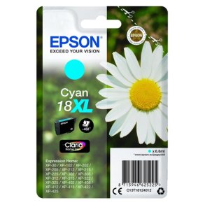 Epson Bl�kpatron T1812 18 XL Cyan 
