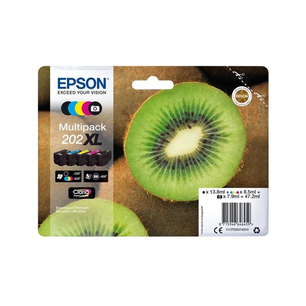 Epson Blkpatron T02G7 202 XL Sampak