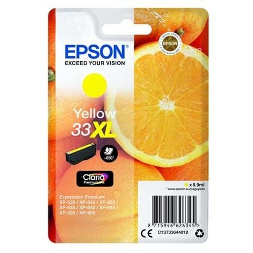 Epson Bl�kpatron T3364 33 XL Gul