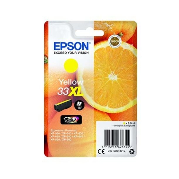 Epson Blkpatron T3364 33 XL Gul