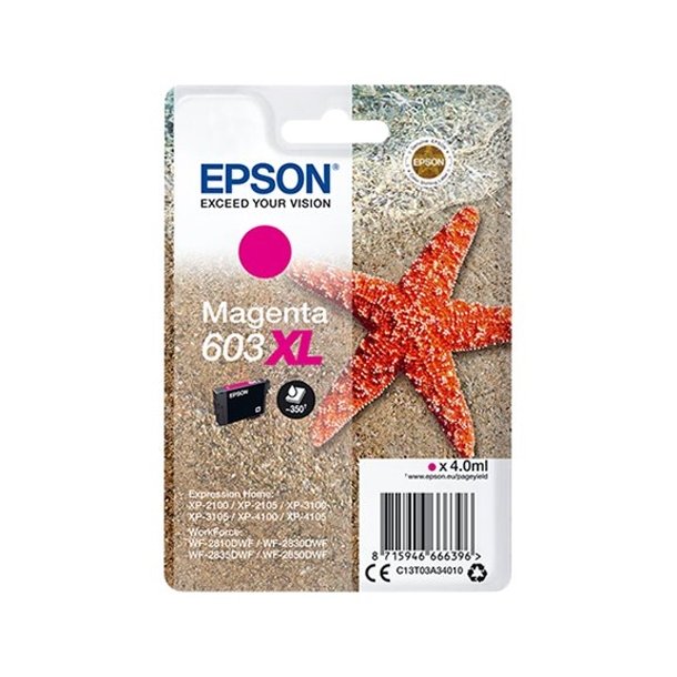 Epson Blkpatron T03A24 603 XL Magenta
