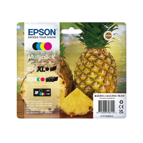 Epson Bl�kpatron 604XL Sampak