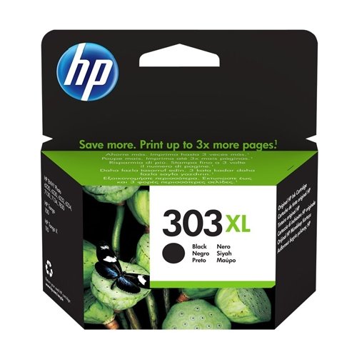 HP Bl�kpatron 303XL Sort (T6N04AE)