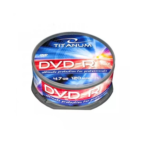 DVD-R 25 stk. spindel