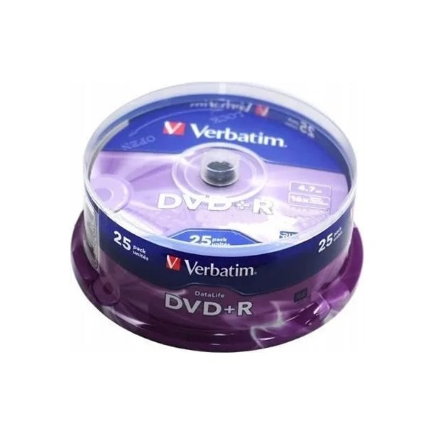 DVD+R Medier 25 Stk