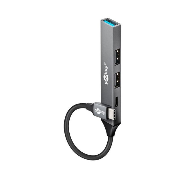 Goobay USB-C Hub 4port Slim