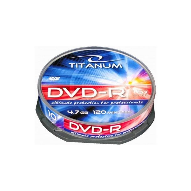 DVD-R 10 stk spindel