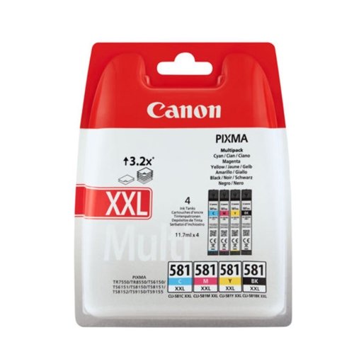 Canon Bl�kpatron CLI-581 XXL Multipak