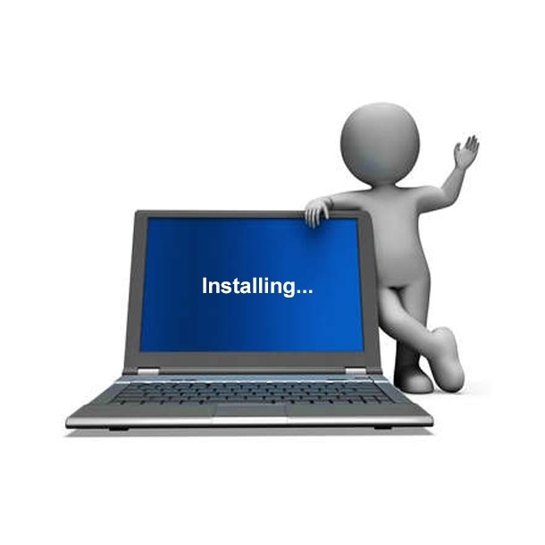 Ominstallation med backup