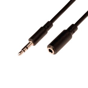 Mini Jack forlngerkabel - 2 meter